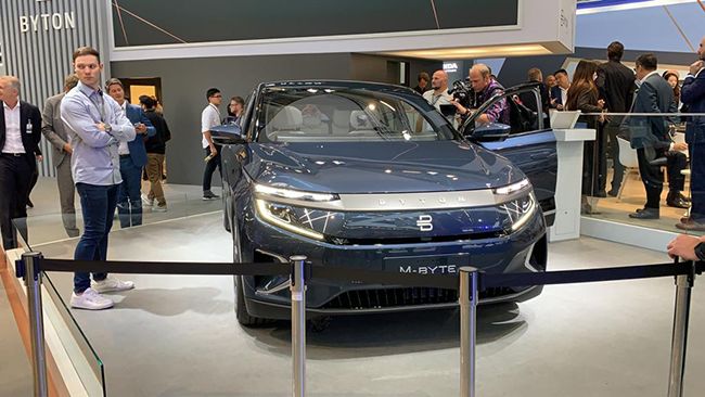 Entre los nuevos actores en Frankfurt, el Byton M-Byte.