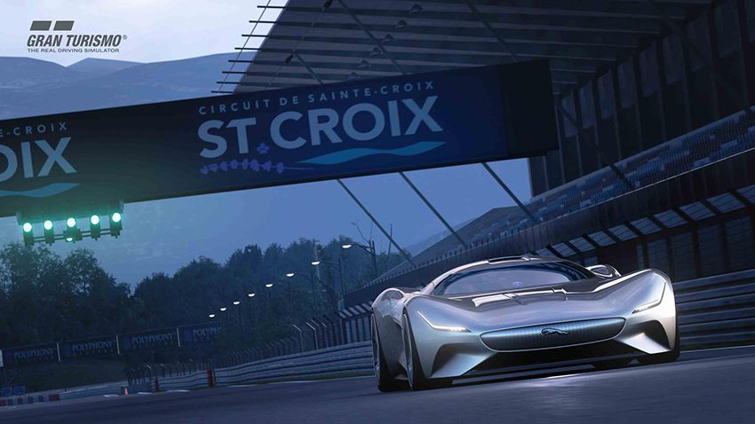 Jaguar Vision Gran Turismo Coupé para Gran Turismo Sport.
