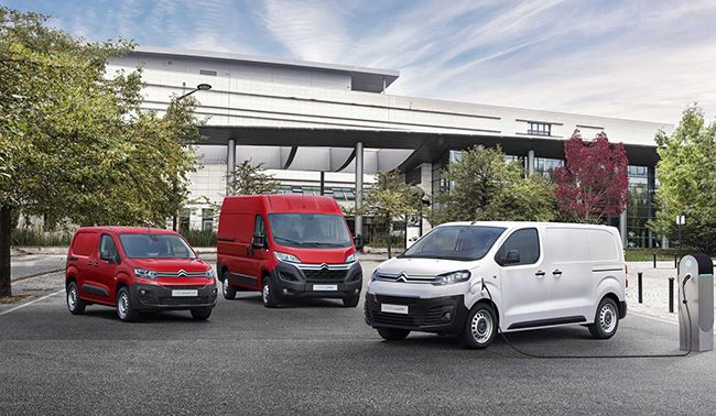 Ofensiva eléctrica para la gama de vehículos comerciales Citroën.