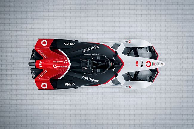 El acuerdo entre Porsche y ABB añade un nuevo logotipo al monoplaza de la Fórmula E.