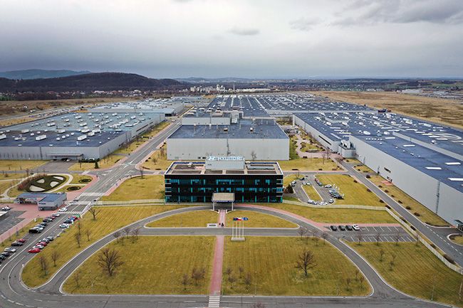Fábrica de Hyundai en la República Checa.