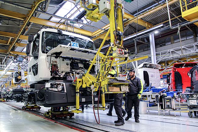 Planta de Renault Trucks en Normandía.