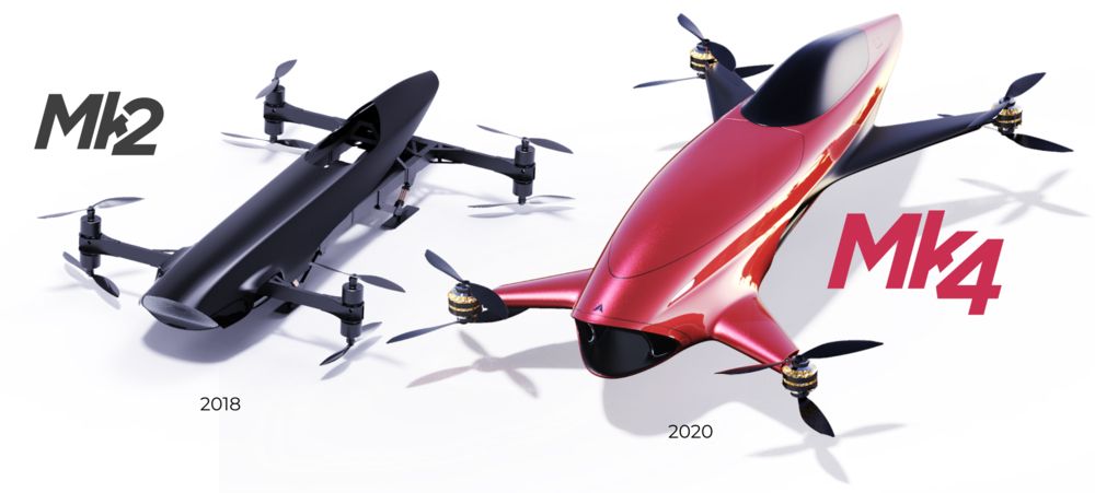 Coches eléctricos voladores Airspeed