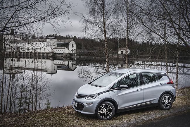 Oslo Abril 2017. Opel Ampera-E.