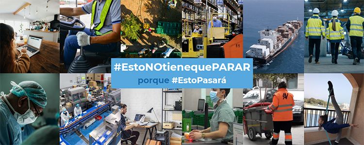 Web de la iniciativa "Esto no tiene que parar".