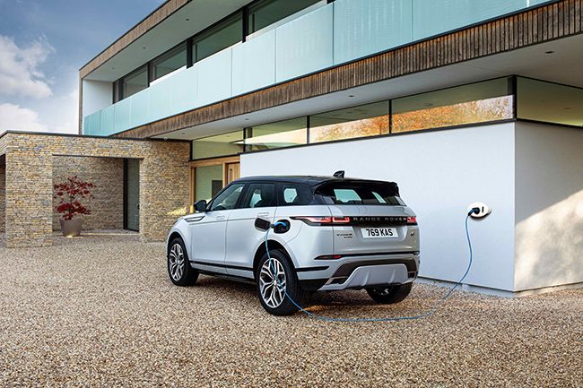 Nuevo Range Rover Evoque híbrido enchufable.