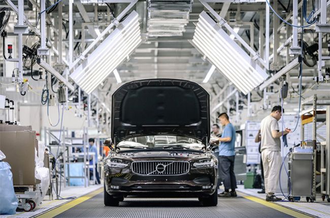 Planta de Volvo en Daqing (China).