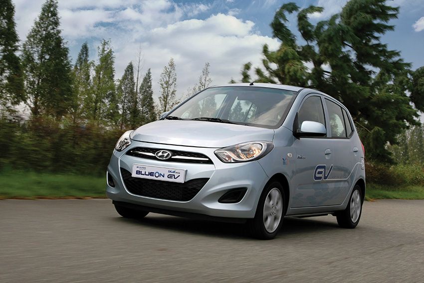 BlueOn, el primer vehículo eléctrico de producción en serie de Hyundai.