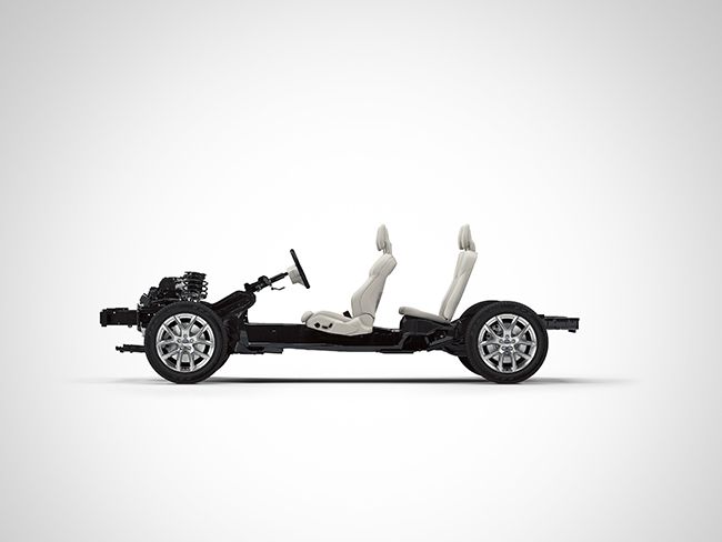 Plataforma modular CMA de Volvo Car Group. 