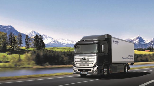 Hyundai H2 Xcient Fuel Cell, el camión para la flota de Hyundai Hydrogen Mobility.