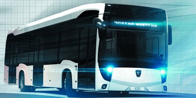 Autobús de Kamaz. Foto: Electrive.com