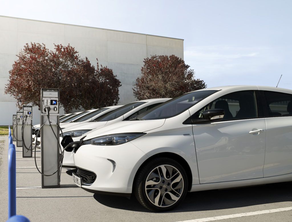 recarga de vehículo eléctrico