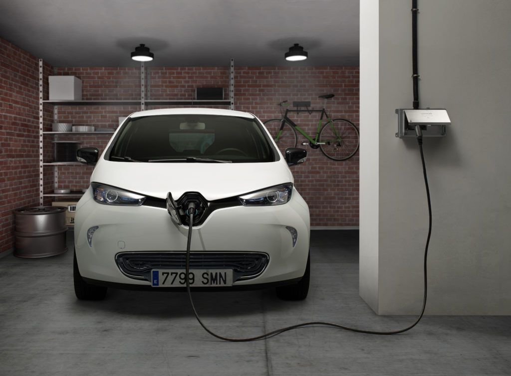 recarga de vehículo eléctrico