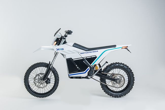 Dayna, la motocicleta off-road de rescate.