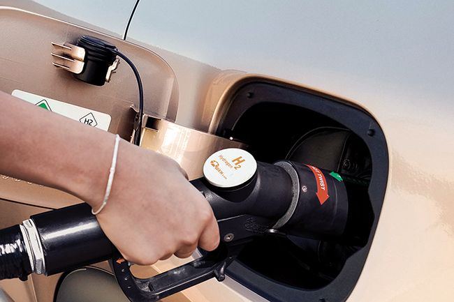 El sistema de recarga de hidrógeno tiene la ventaja de que el tiempo de recarga es similar al del depósito de un motor de combustión.
