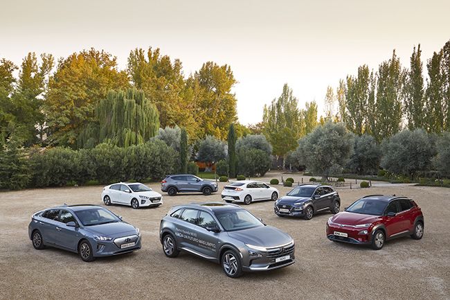 Gama electrificada de Hyundai.