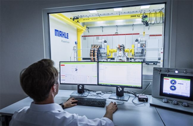 Sala de control que recoge los datos del banco de pruebas.