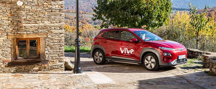 KONA Eléctrico para el carsharing rural VIVe.