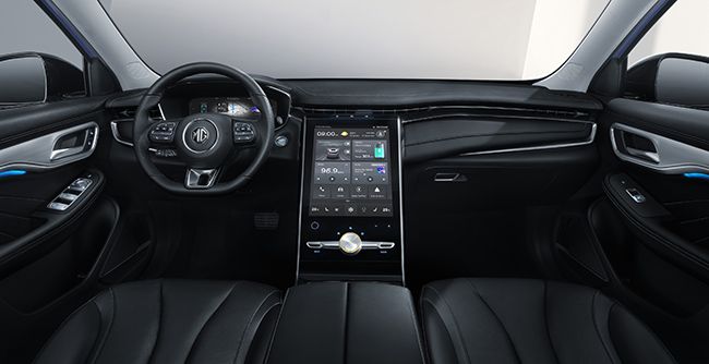 Interior del MG Marvel R Electric.