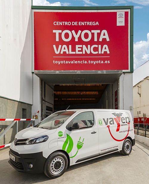Entrega de la Toyota Proace Electric Van a Vayven Delivery
