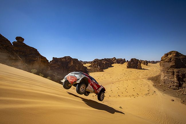 Al-Ula, Arabia Saudí: Laia Sanz/Carlos Sainz (ESP), Acciona | Sainz XE Team. (Photo by Colin McMaster / LAT Images).