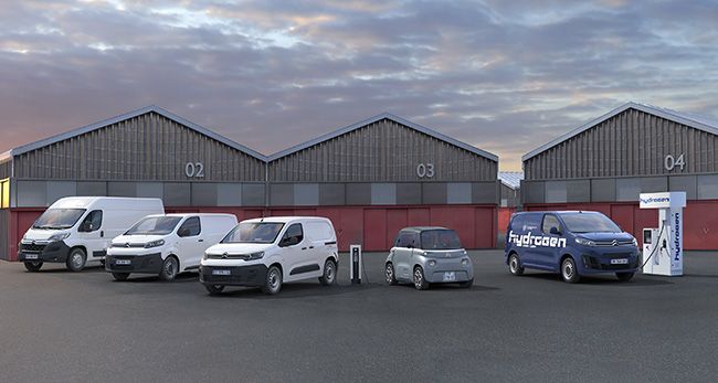 Gama eléctrica comercial de Citroën.