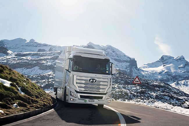 Hyundai XCIENT Fuel Cell camiones electricos