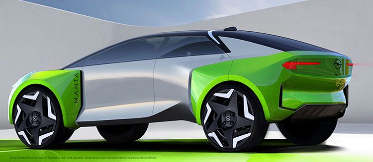 La marca alemana revivirá el legendario Manta en eléctrico.