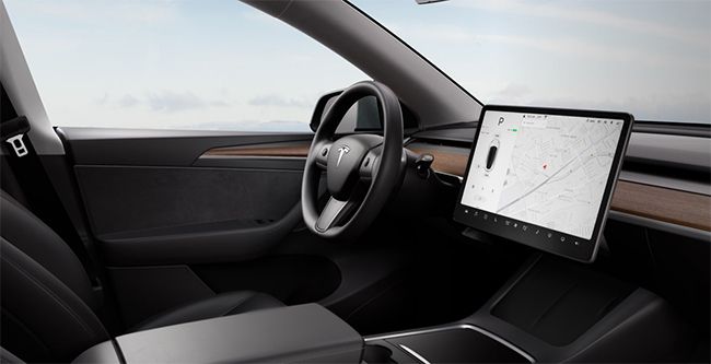 Interior del Tesla Model Y