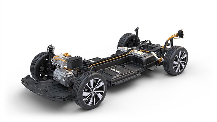 Volvo XC40 Recharge de un solo motor eléctrico.