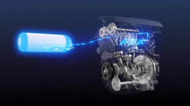Motor de hidrógeno del Corolla.