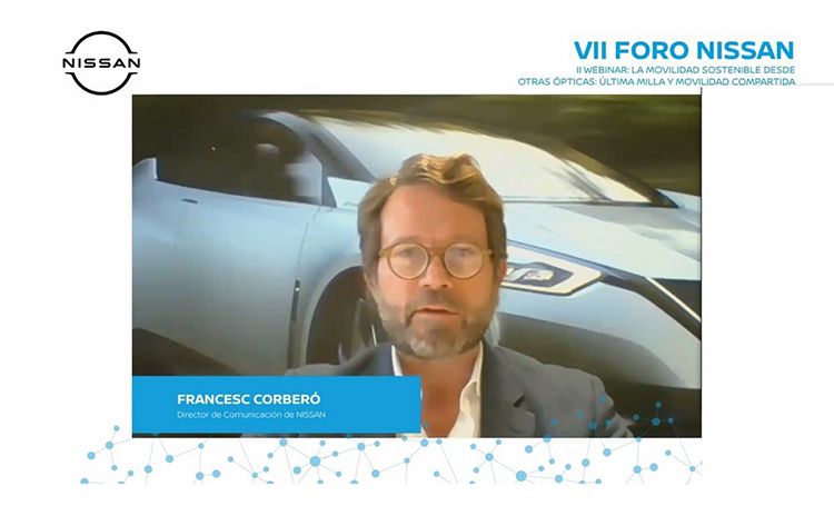 Francesc Corberó, director de Comunicación de Nissan Iberia y coordinador del Webinar.