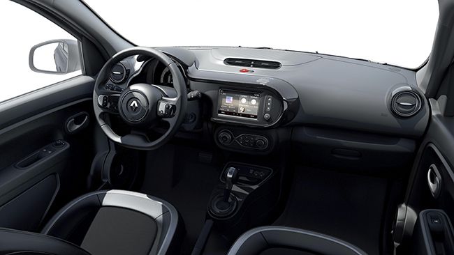 Interior del Renault Twingo Urban Night.