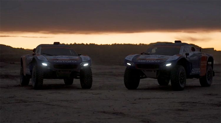 Los coches del equipo.
