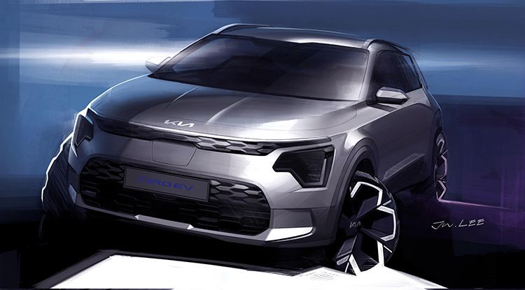 Boceto del Kia Niro EV