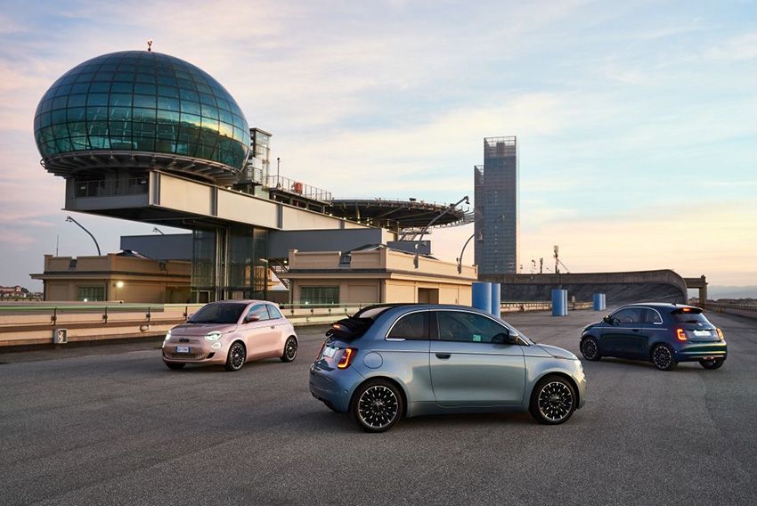 FIAT 500e Action
