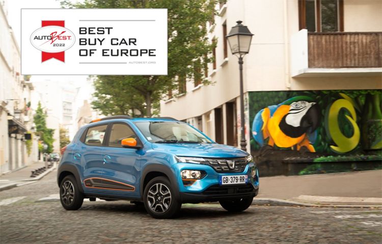 Dacia Spring. Premio "Best Buy Car of Europe 2022’.