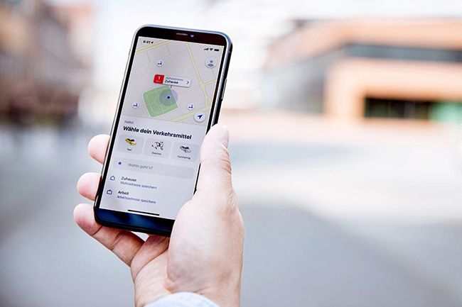 App de la compañía de carsharing