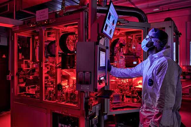 Funcionamiento del sistema de almacenamiento en el HMI en la sala de secado de la línea de I+D.