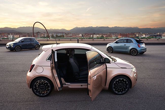 Fiat 500e.