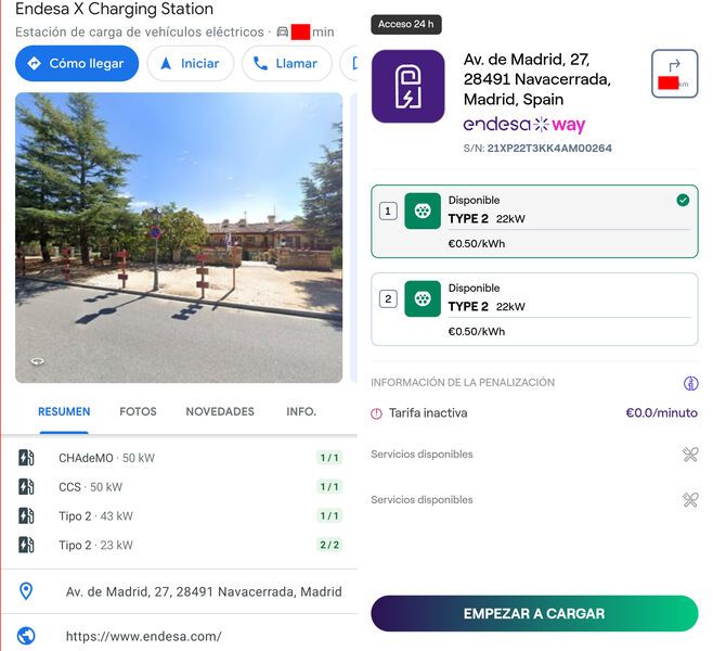 Recarga pública Navacerrada