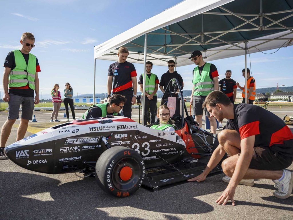 aceleración de un coche eléctrico