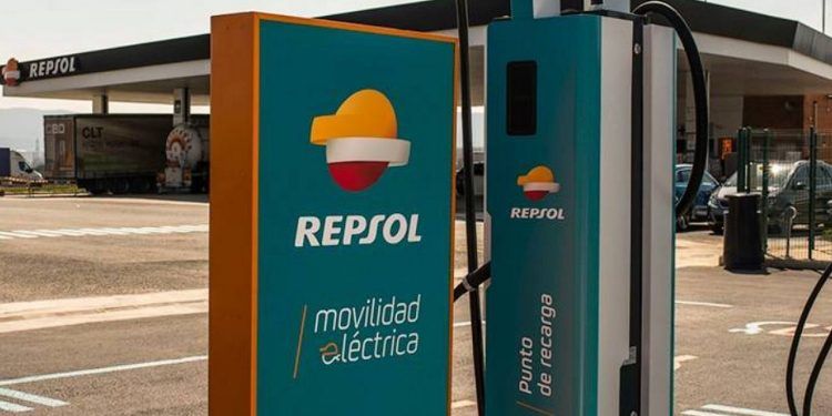 Punto de carga de Repsol