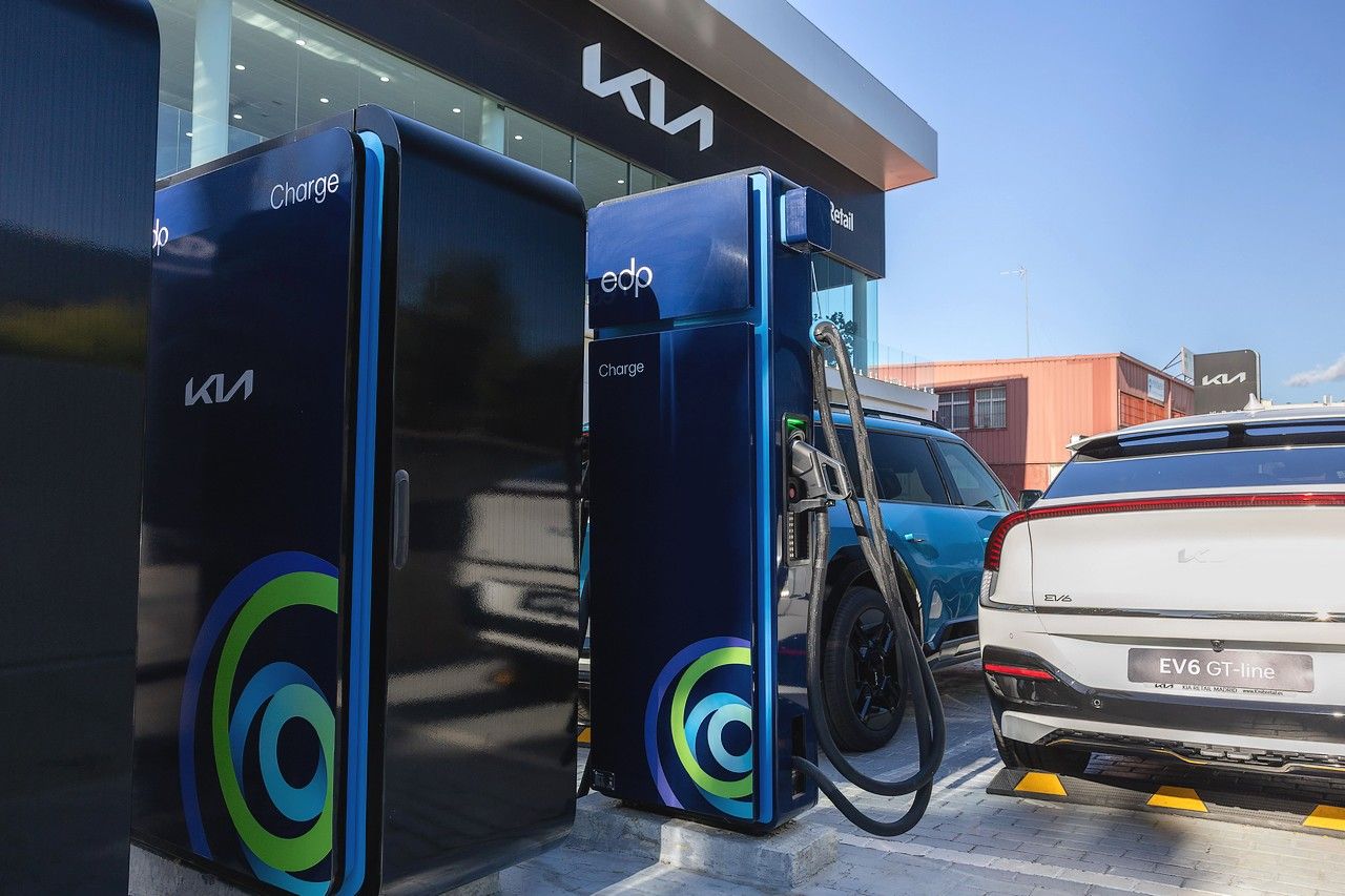 Primer cargador ultrrrápido de Kia