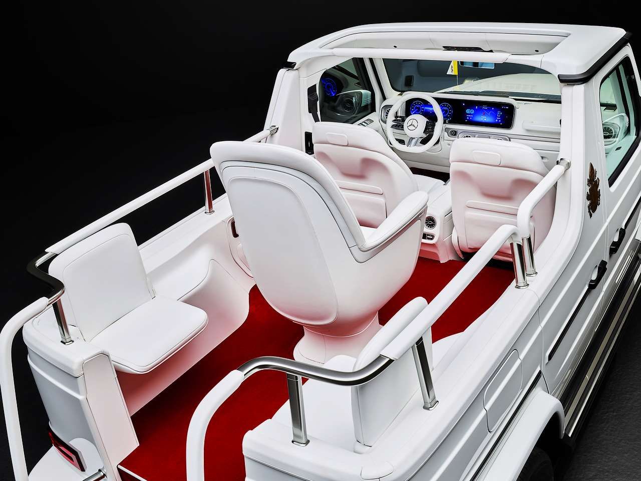 Papamóvil eléctrico de Mercedes-Benz