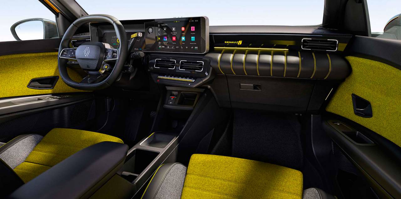 Interior del Renault 5 E-Tech