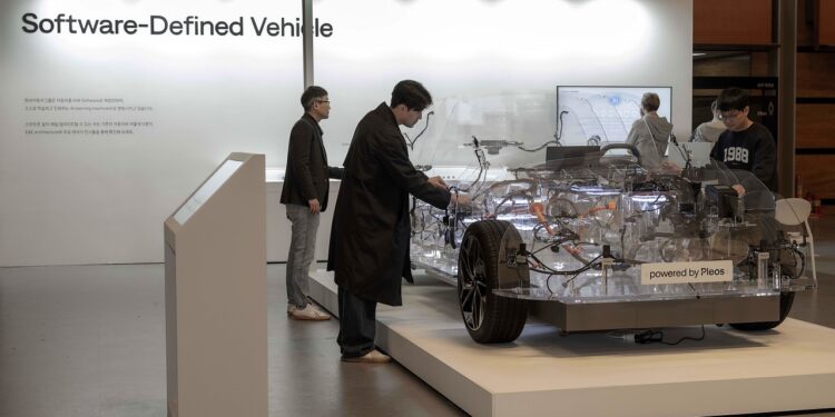 nuevo software de Hyundai para vehículos autónomos